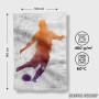 Peškir Soccer player painted