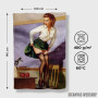Peškir Vintage Pin Up Girl Art Peškir Vintage Pin Up Girl Art