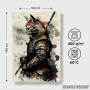 Peškir cat-samurai-painting_6682906
