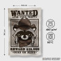 Peškir wanted racoon for food theft Peškir wanted racoon for food theft