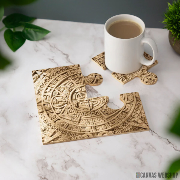 Podmetač Aztečki kalendar – umetnost Podmetač Aztečki kalendar – umetnost
