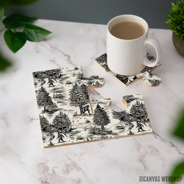 Podmetač Bigfoot – Saskevač u crnom Toile de Jouy