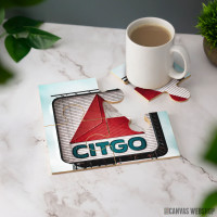 Podmetač Citgo znak u Bostonu