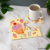 Podmetač Cupcakes i čokoladno mleko