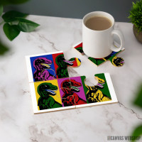 Podmetač Dinosaura pop-art Podmetač Dinosaura pop-art