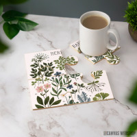Podmetač Herbarium – vintage bilje