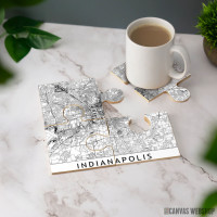 Podmetač Indianapolis – bela mapa
