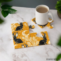 Podmetač Jackalope sa crnim i žutim detaljima