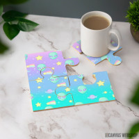 Podmetač Kawaii vanzemaljci, Fairy Kei stil Podmetač Kawaii vanzemaljci, Fairy Kei stil