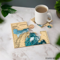 Podmetač Mapa Mičigena – talasi Podmetač Mapa Mičigena – talasi