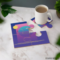 Podmetač Memphis retro uzorak 80-ih i 90-ih Podmetač Memphis retro uzorak 80-ih i 90-ih