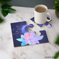Podmetač Mesec i lotus cvet Podmetač Mesec i lotus cvet