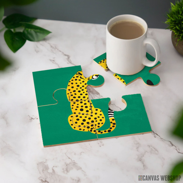 Podmetač Oštar pogled - zlatna leoparda