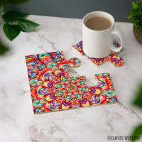 Podmetač Retro stakleni mandala