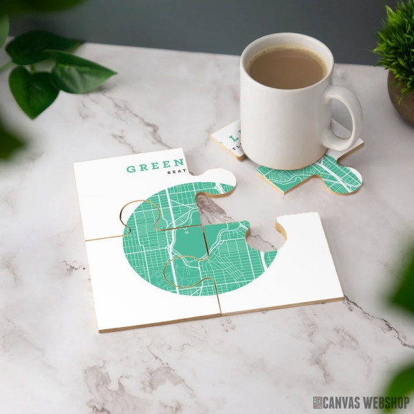 Podmetač Sijetl crni map