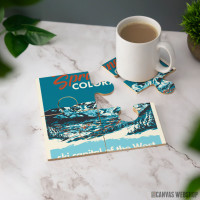 Podmetač Steamboat Springs – Vintage ski poster Podmetač Steamboat Springs – Vintage ski poster