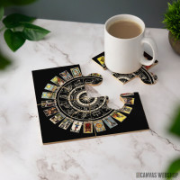 Podmetač Velika arkana - Točak zodijaka Podmetač Velika arkana - Točak zodijaka
