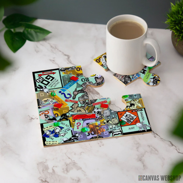 Podmetač Vintage Monopoly - sećanja na igru Podmetač Vintage Monopoly - sećanja na igru