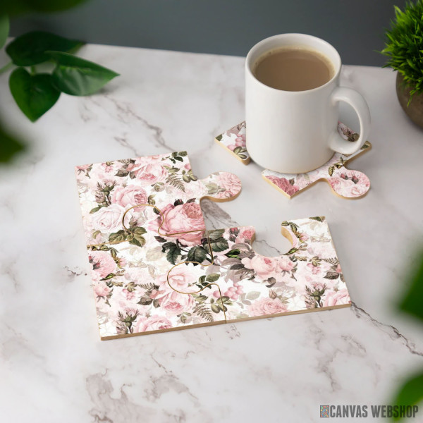 Podmetač Vintage shabby chic roze ruže Podmetač Vintage shabby chic roze ruže