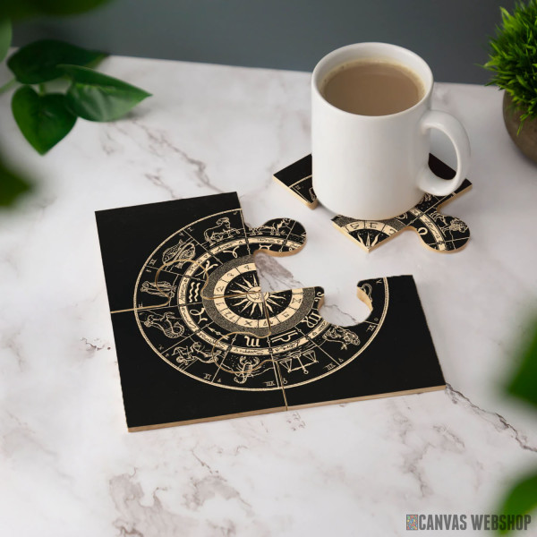 Podmetač Vintage zodijak, astrologija grafika Podmetač Vintage zodijak, astrologija grafika