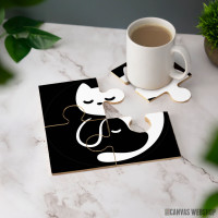 Podmetač Yin i Yang Mačka i Pas Podmetač Yin i Yang Mačka i Pas