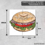 Podmetač Bagel sendvič Podmetač Bagel sendvič