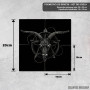 Podmetač Baphomet glava koze – satanistička crkva Podmetač Baphomet glava koze – satanistička crkva