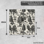Podmetač Bigfoot – Saskevač u crnom Toile de Jouy