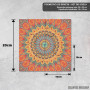 Podmetač Boho tapiserija – mandala umetnost
