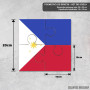 Podmetač Filipinske zastave i grb Podmetač Filipinske zastave i grb