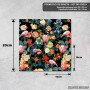 Podmetač Floralni i flamingo motiv Podmetač Floralni i flamingo motiv