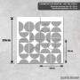 Podmetač Geometrija u stilu 04 Podmetač Geometrija u stilu 04
