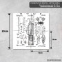 Podmetač Golf klub stari patent za golf igrač Podmetač Golf klub stari patent za golf igrač
