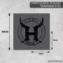 Podmetač Hemi H grb - crni Podmetač Hemi H grb - crni
