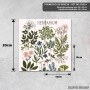 Podmetač Herbarium – vintage bilje