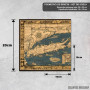 Podmetač Mapa Long Islanda