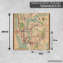Podmetač Mapa Njujork gradskog metroa – 1954. godina