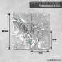 Podmetač Mapa Portlanda Podmetač Mapa Portlanda