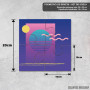 Podmetač Memphis retro uzorak 80-ih i 90-ih Podmetač Memphis retro uzorak 80-ih i 90-ih