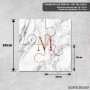 Podmetač Monogram u rozo-zlatnom mermeru Podmetač Monogram u rozo-zlatnom mermeru
