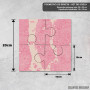 Podmetač NYC Map New York Crvena