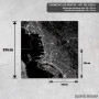 Podmetač Oakland Crni Map Podmetač Oakland Crni Map