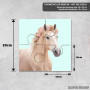 Podmetač Palomino konj Podmetač Palomino konj