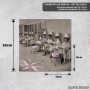 Podmetač Retro frizura – lepotica i dan