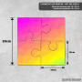 Podmetač Roze, žuta, tirkizna geometrijska trokutasta kombinacija Podmetač Roze, žuta, tirkizna geometrijska trokutasta kombinacija
