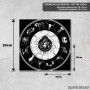 Podmetač Skelaton Zodijak Ouija tabla Podmetač Skelaton Zodijak Ouija tabla