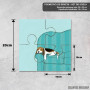 Podmetač Srećan kauč beagle Podmetač Srećan kauč beagle