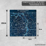 Podmetač Starosna mapa sazvežđa iz 1900. godine