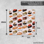 Podmetač Sushi persijska mačka Podmetač Sushi persijska mačka