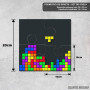 Podmetač Tetris dizajn Podmetač Tetris dizajn